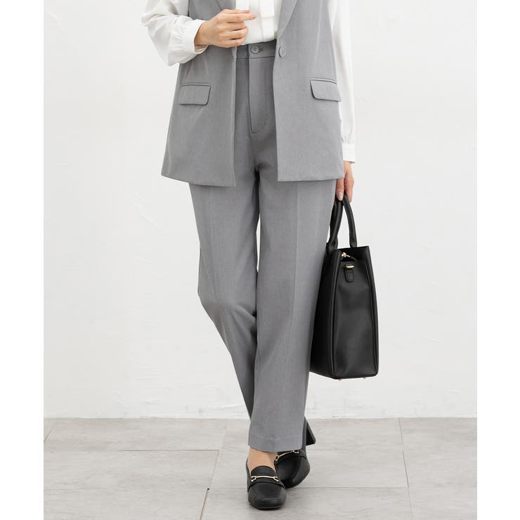 ライト杢グレー | ボトムス パンツ セットアップ | Honeys