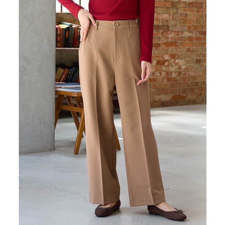 キャメル | ボトムス パンツ 大きいサイズ | Honeys