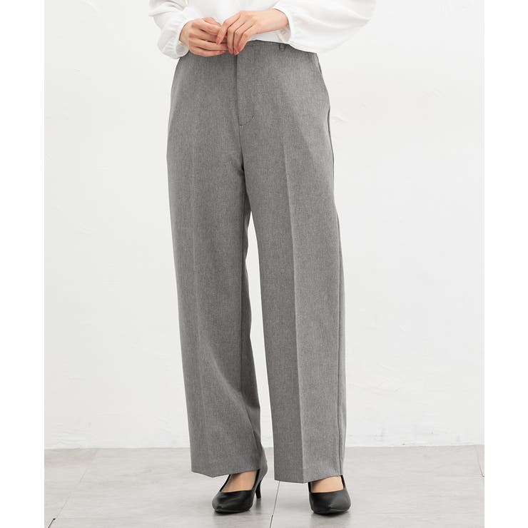 杢チャコール | ボトムス パンツ 大きいサイズ | Honeys