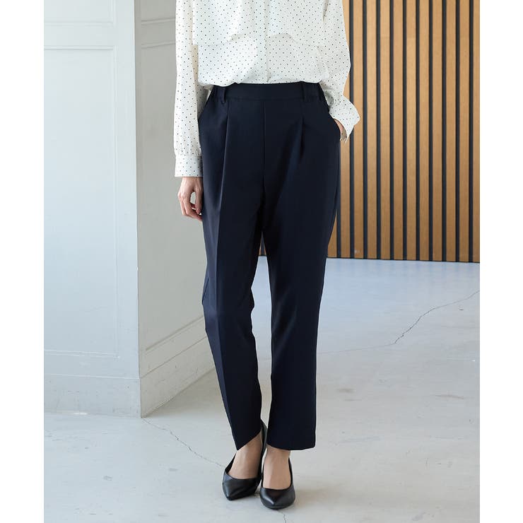 ネイビー | ボトムス パンツ テーパードパンツ | Honeys