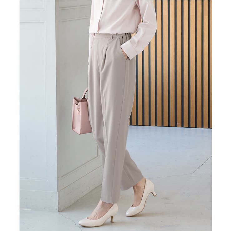 ライトグレージュ | ボトムス パンツ テーパードパンツ | Honeys