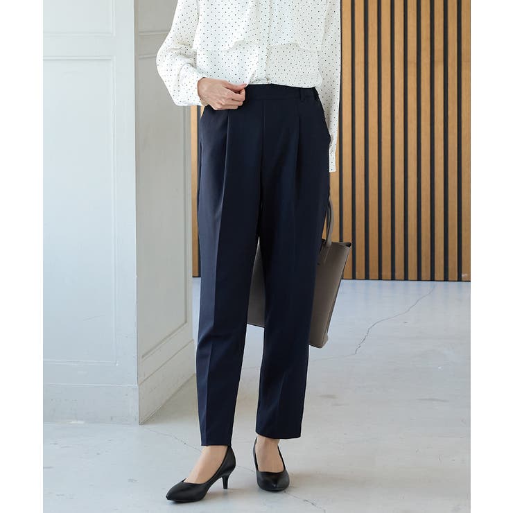 ネイビー | ボトムス パンツ テーパードパンツ | Honeys