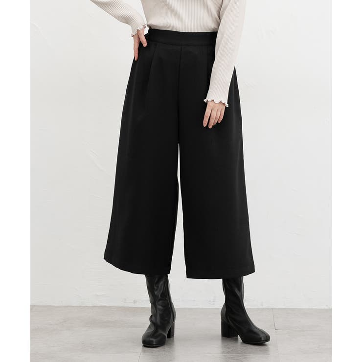 ブラック | ボトムス パンツ ガウチョ | Honeys