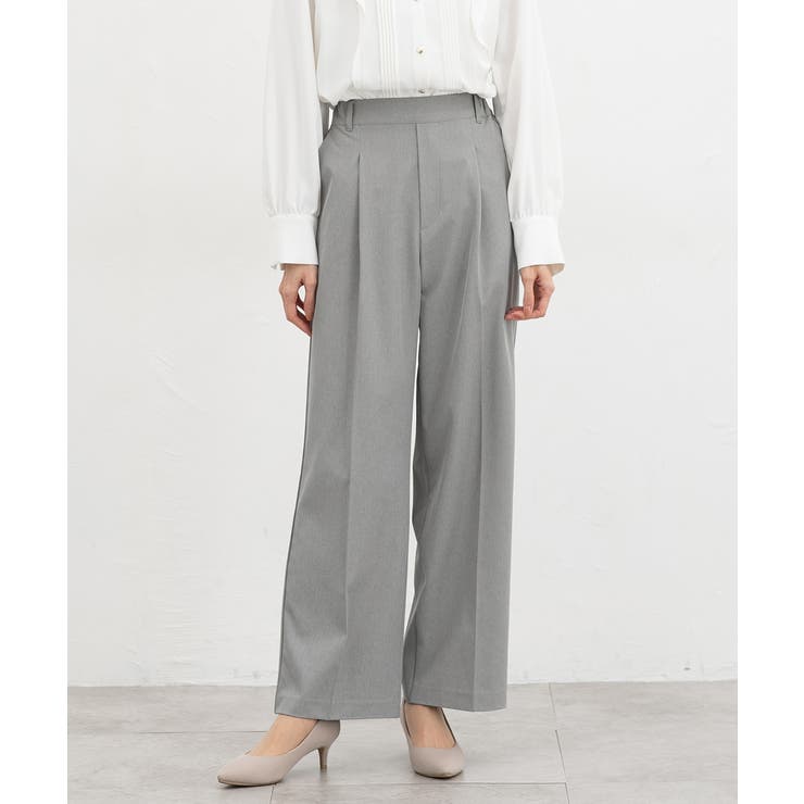 ライト杢グレー | ボトムス パンツ ストレートパンツ | Honeys