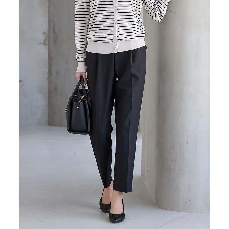 ブラック | ボトムス パンツ テーパードパンツ | Honeys