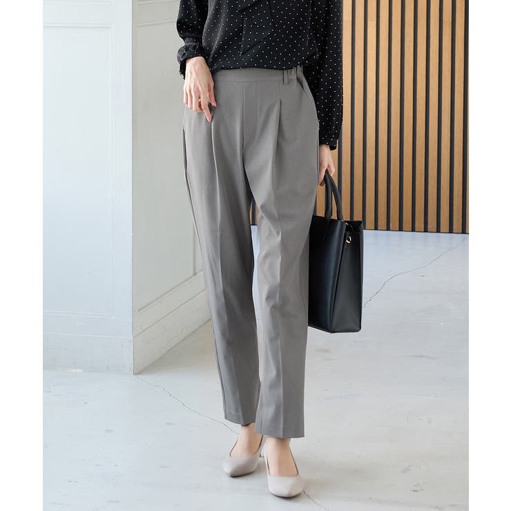 ライト杢グレー | ボトムス パンツ テーパードパンツ | Honeys