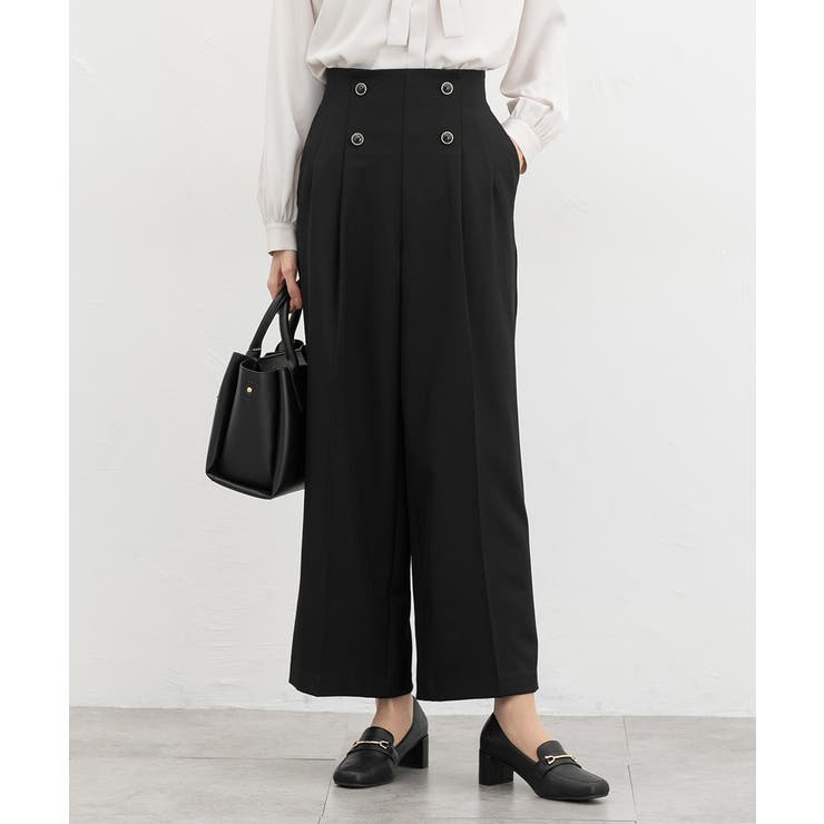 ブラック | ボトムス パンツ イージーケア | Honeys