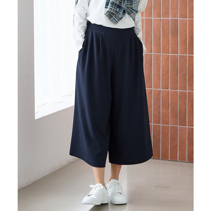 ネイビー | ボトムス パンツ ガウチョパンツ | Honeys