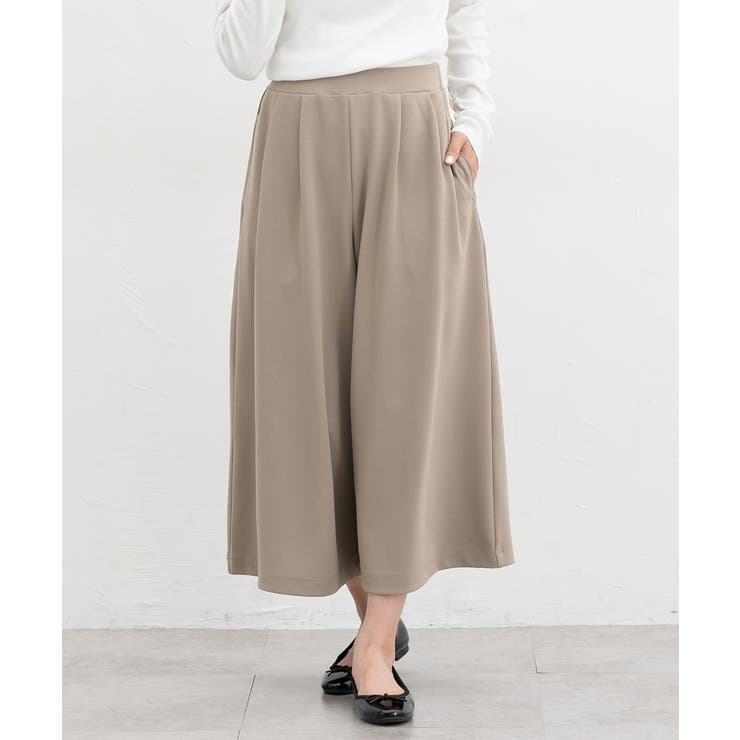 グレージュ | ボトムス パンツ ガウチョパンツ | Honeys