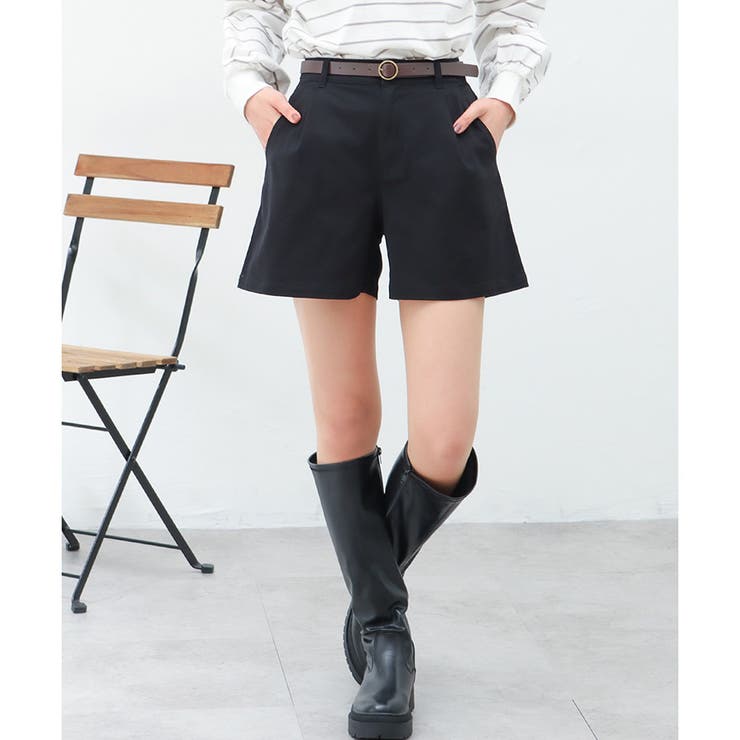 パンツ ショートパンツ 無地 | Honeys | 詳細画像7 