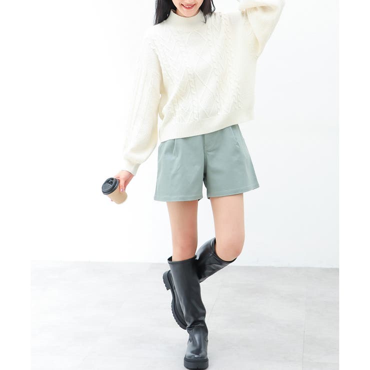 パンツ ショートパンツ 無地 | Honeys | 詳細画像12 