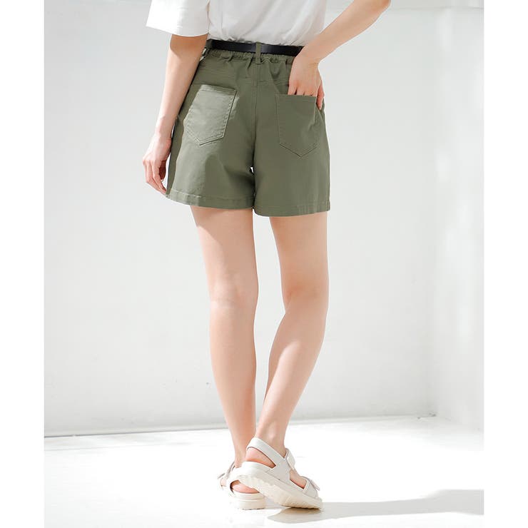 パンツ ショートパンツ 無地 | Honeys | 詳細画像26 