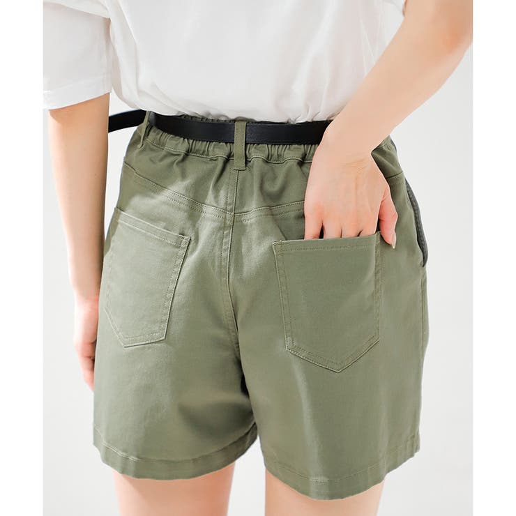 パンツ ショートパンツ 無地 | Honeys | 詳細画像28 