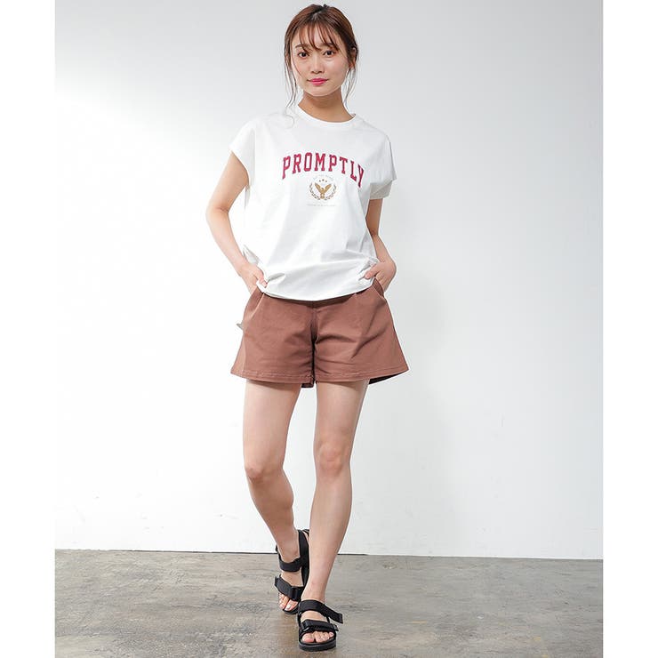 パンツ ショートパンツ 無地 | Honeys | 詳細画像34 