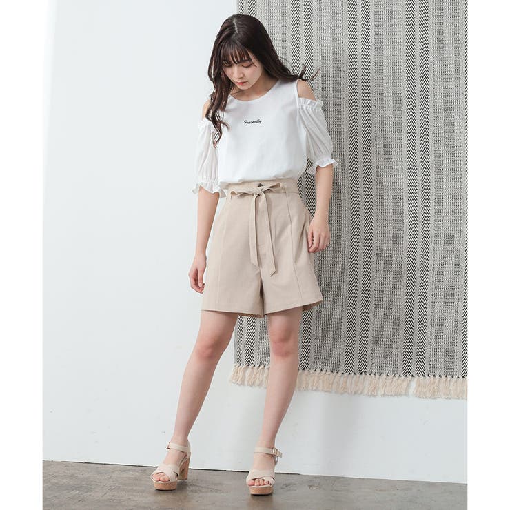 パンツ ショートパンツ セットアップ[品番：HNSW0005551