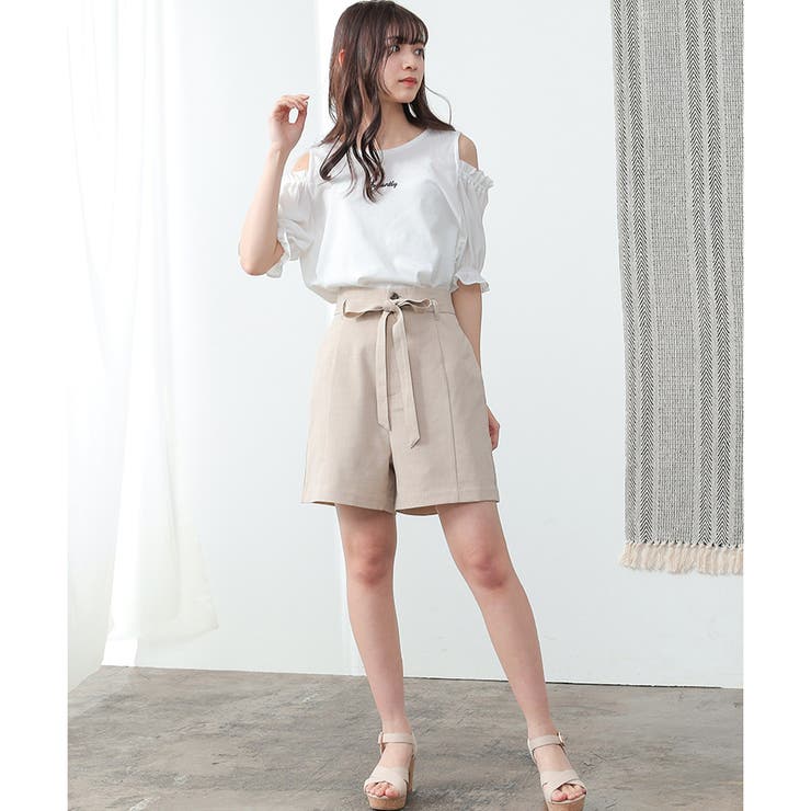 パンツ ショートパンツ セットアップ[品番：HNSW0005551
