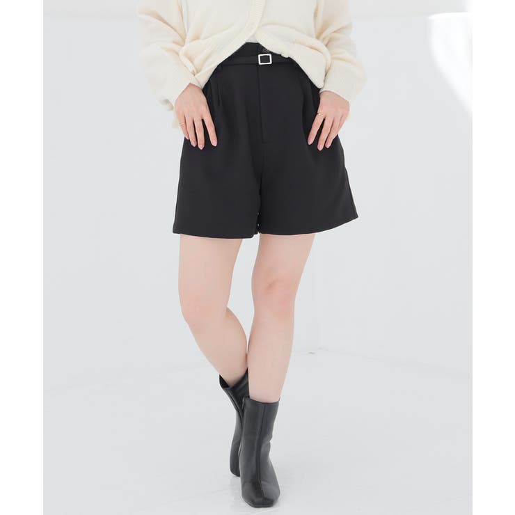 ブラック | ボトムス パンツ ショートパンツ | Honeys