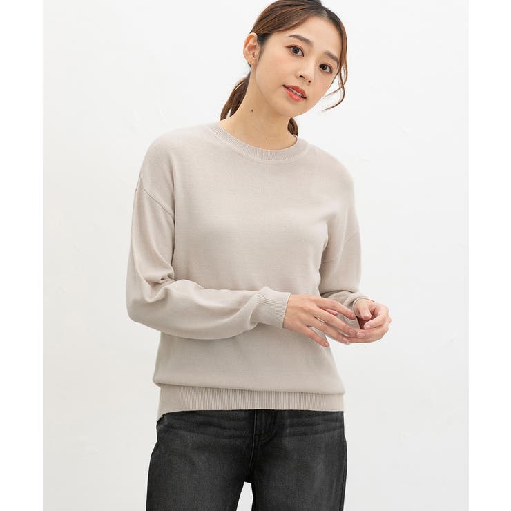 ライトベージュ | トップス ニット セーター | Honeys