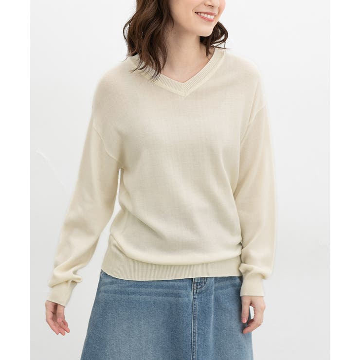 アイボリー | トップス ニット セーター | Honeys