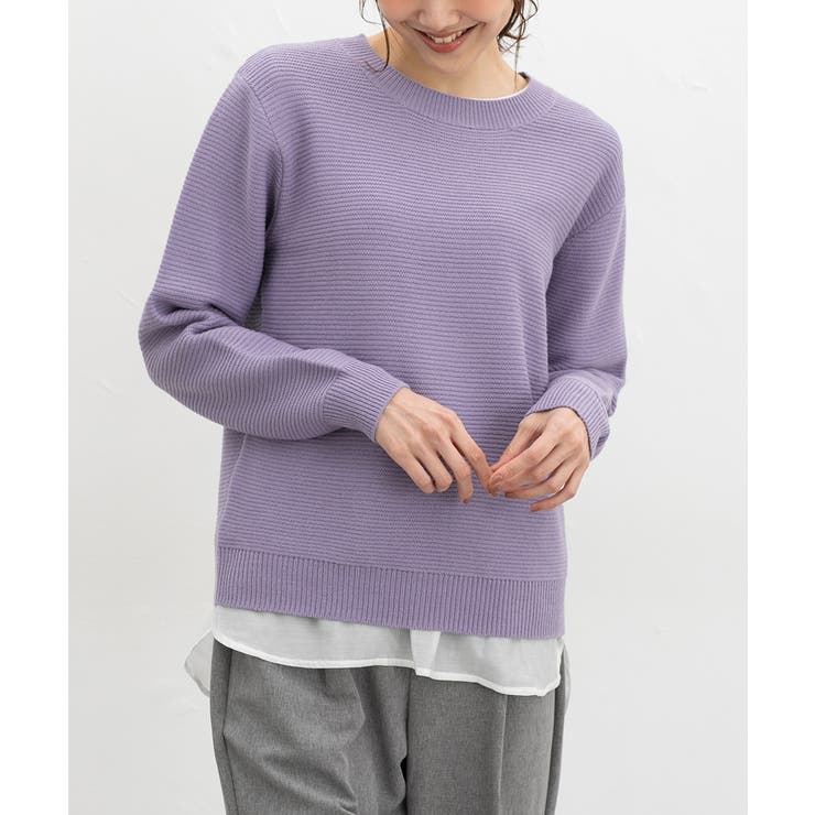 パープル | トップス ニット セーター | Honeys