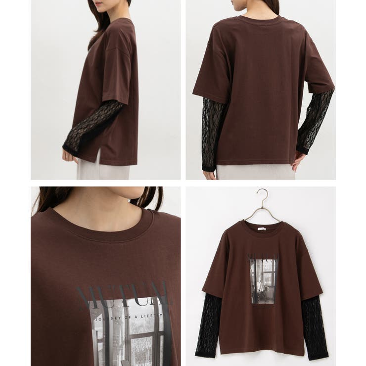 トップス Tシャツ ロンＴ | Honeys | 詳細画像13 
