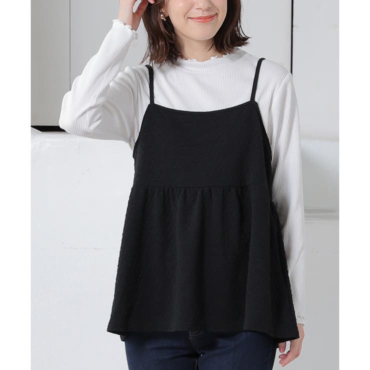 トップス カットソー レイヤード[品番：HNSW0008344]｜Honeys