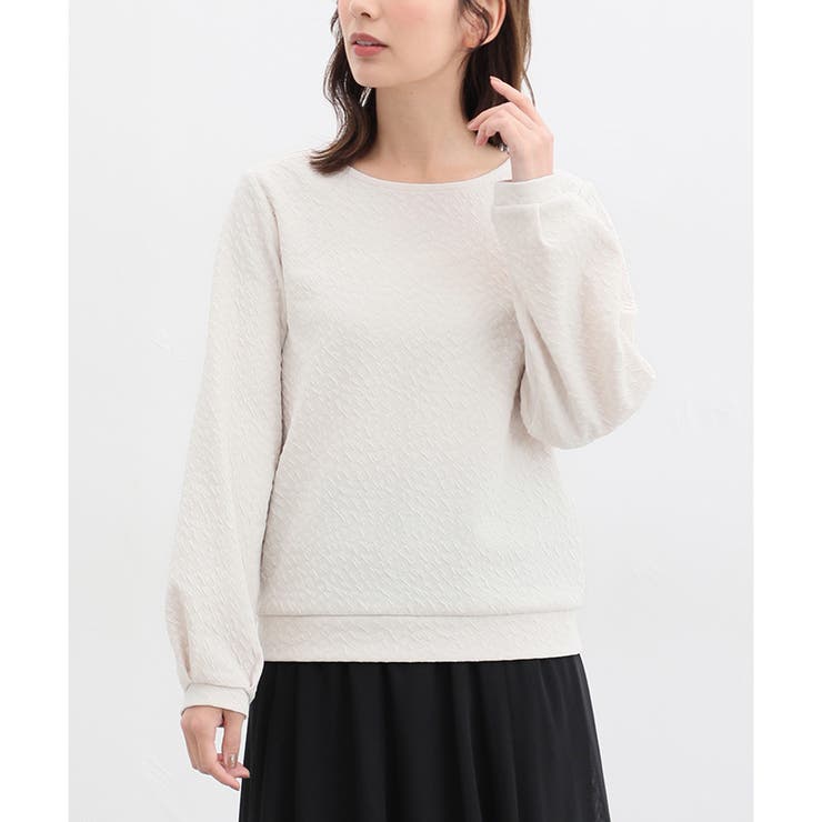 ベージュ | トップス カットソー レディース | Honeys