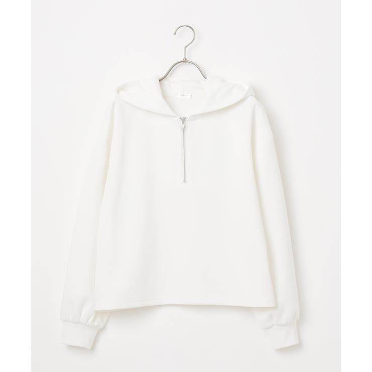 パーカー ハーフジップ スウェット | Honeys | 詳細画像13 