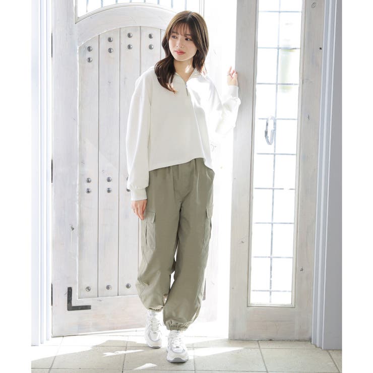 パーカー ハーフジップ スウェット | Honeys | 詳細画像2 