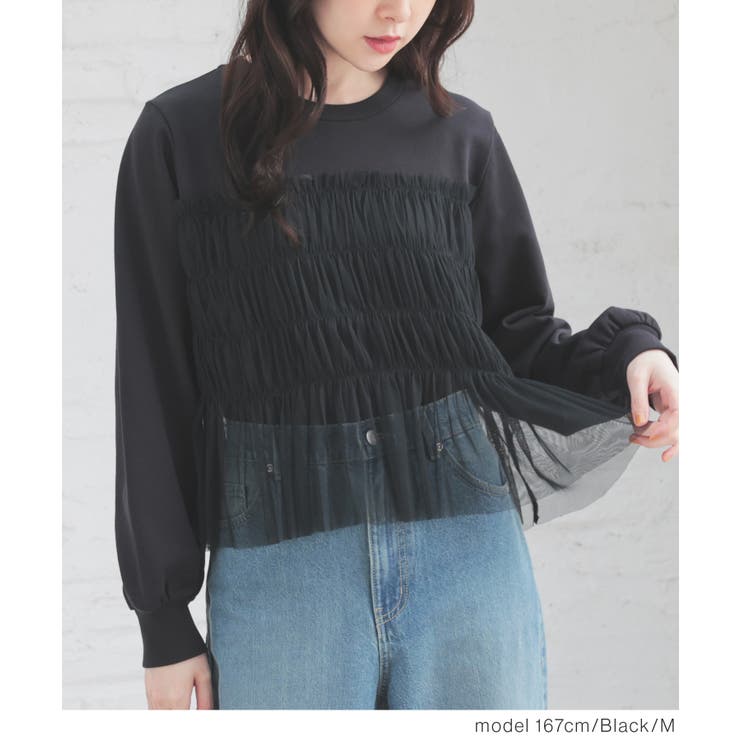 トップス スウェット 長袖 | Honeys | 詳細画像5 