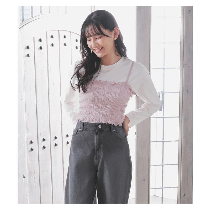 トップス カットソー 長袖[品番：HNSW0009732]｜Honeys（ハニーズ）の