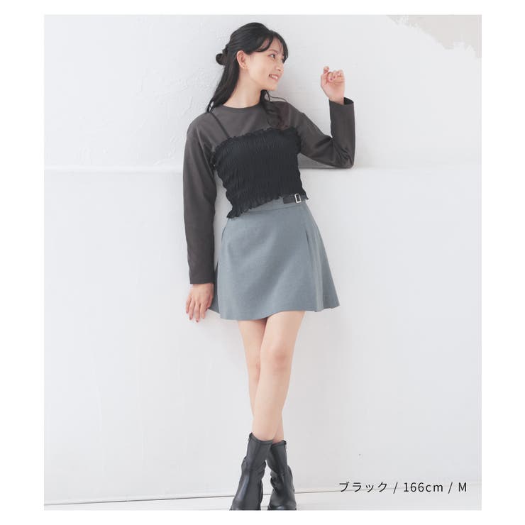 トップス カットソー 長袖[品番：HNSW0009732]｜Honeys