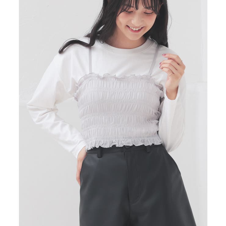 トップス カットソー 長袖[品番：HNSW0009732]｜Honeys