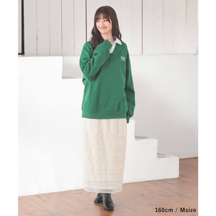 トップス スウェット 長袖[品番：HNSW0010231]｜Honeys