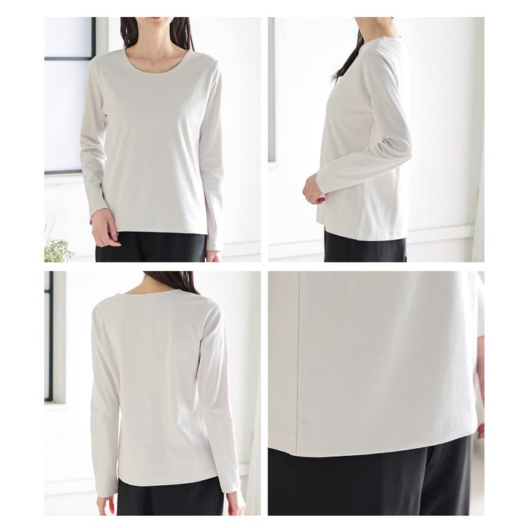 美品✦COLZA ニットセーター L グレー 綿50％ ゆったり大きい 人気定番 美品✦COLZA ニットセーター L グレー 綿50％ ゆったり大きい