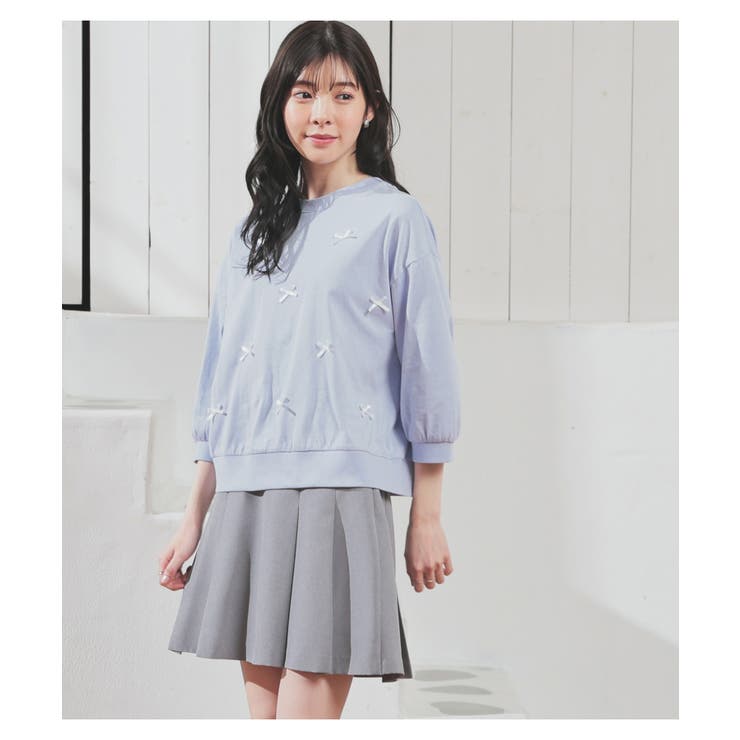 トップス カットソー リボン付トップス | Honeys | 詳細画像10 