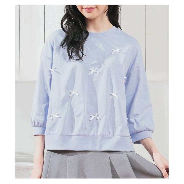 トップス カットソー リボン付トップス | Honeys | 詳細画像11 