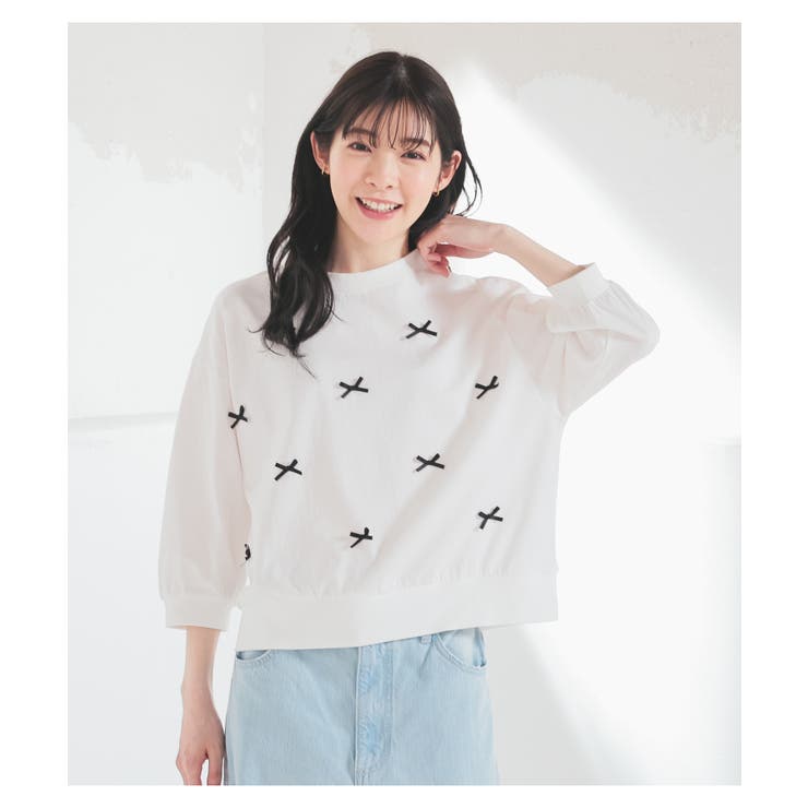 トップス カットソー リボン付トップス | Honeys | 詳細画像6 