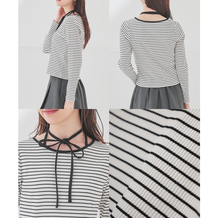 トップス カットソー 長袖 | Honeys | 詳細画像16 