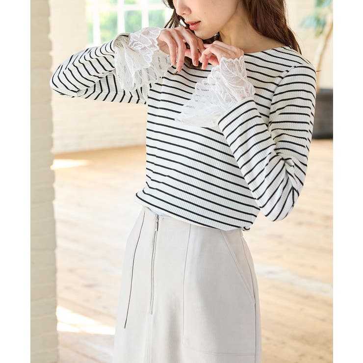 トップス カットソー 長袖[品番：HNSW0011534]｜Honeys（ハニーズ）の