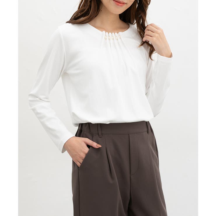 ホワイト | トップス Tシャツ ロンＴ | Honeys