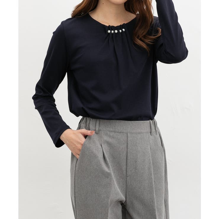 ネイビー | トップス Tシャツ ロンＴ | Honeys