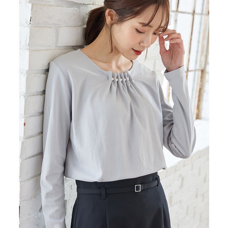 ブルーグレー | トップス Tシャツ ロンＴ | Honeys