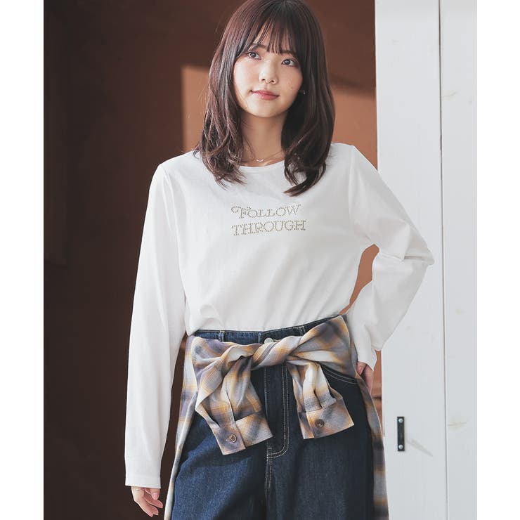 アイボリー | トップス Tシャツ ロンＴ | Honeys