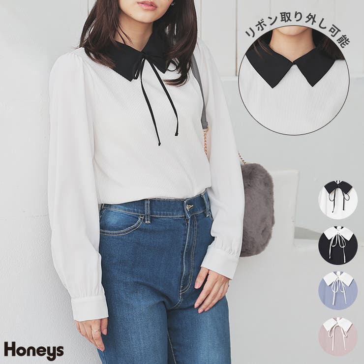 トップス カットソー 長袖 | Honeys | 詳細画像1 