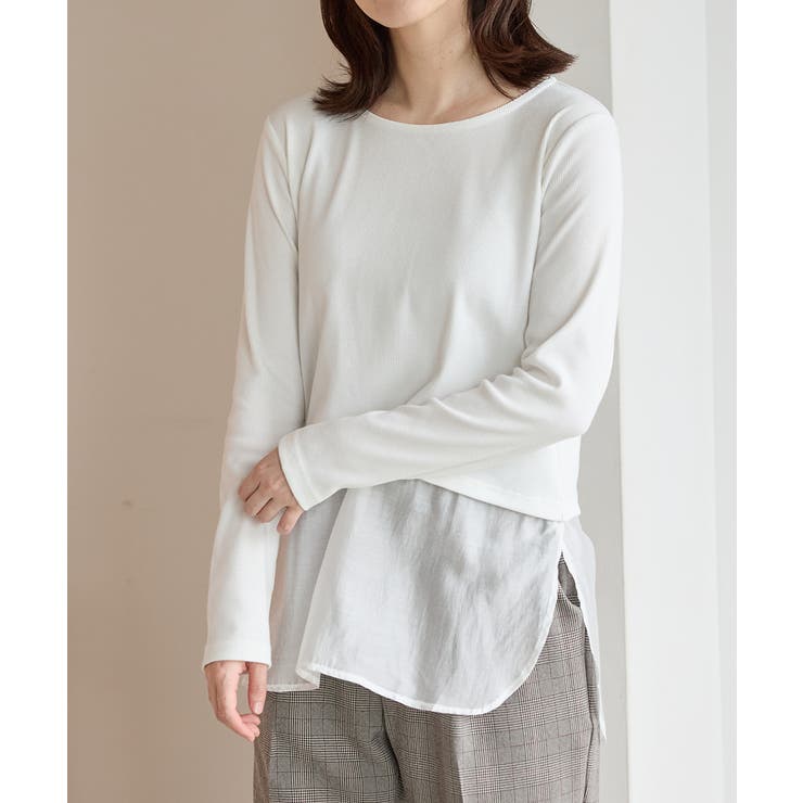 アイボリー | トップス Tシャツ ロンＴ | Honeys