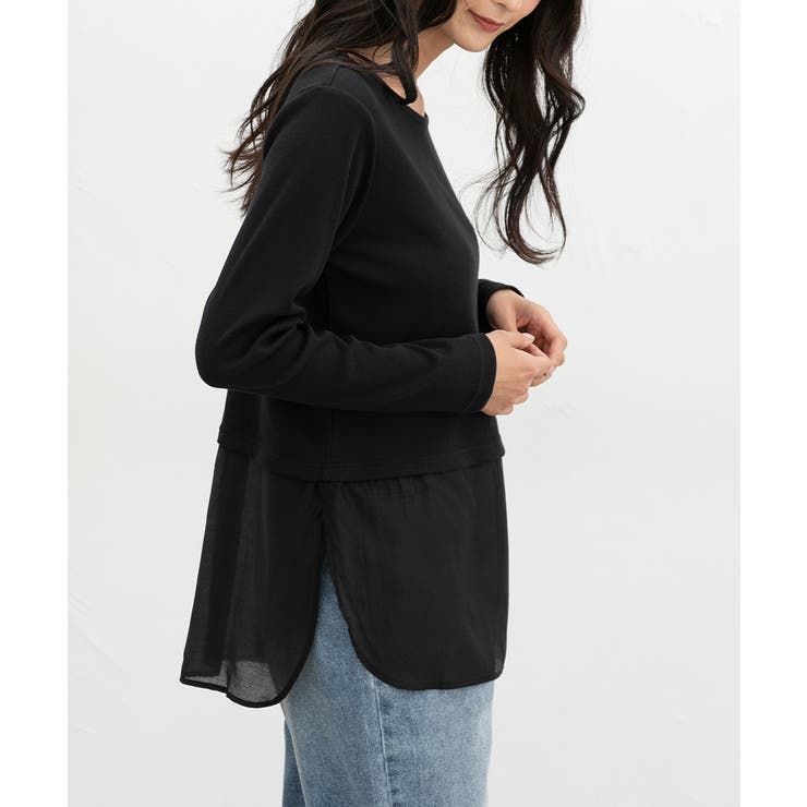 ブラック | トップス Tシャツ ロンＴ | Honeys