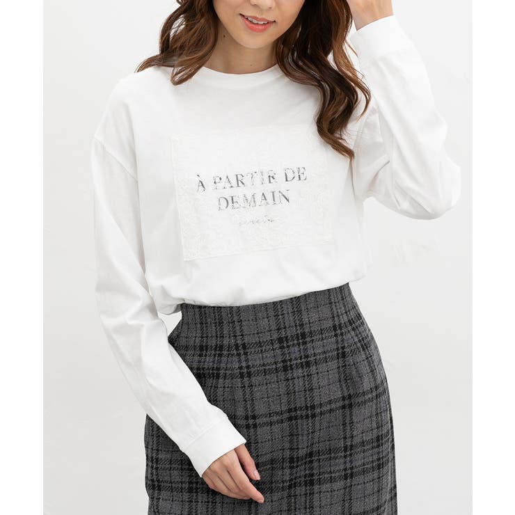 アイボリー | トップス Tシャツ ロンＴ | Honeys