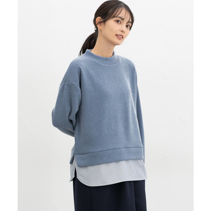 ブルー | トップス カットソー 長袖 | Honeys