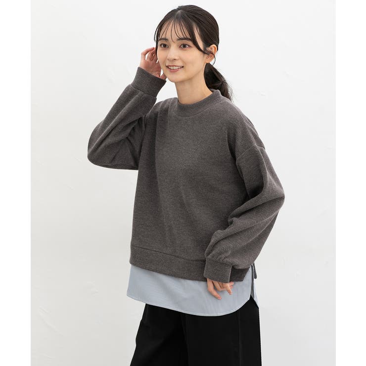 杢チャコール | トップス カットソー 長袖 | Honeys